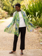 ESME silk scarf Spring Meadow Green - Lesley Evers - Accessories - BF200 - esme