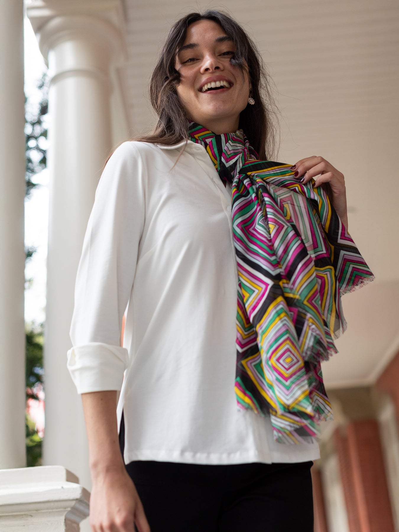 ESME silk scarf Vienna – Lesley Evers
