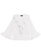 ESTELLE blouse Swiss Dot White - Lesley Evers - Shop - Shop/All Products - Shop/Separates