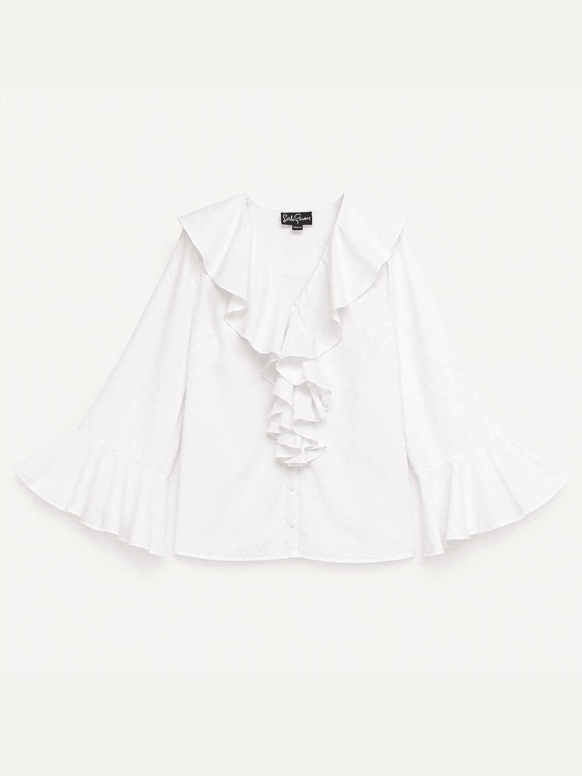 ESTELLE blouse Swiss Dot White - Lesley Evers-service_blocked-Shop-Shop/All Products