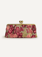 ETTA Clutch Daffodils Pink - Lesley Evers-Accessories-accessory-bag with silk scarf