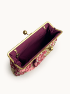 ETTA Clutch Daffodils Pink - Lesley Evers-Accessories-accessory-bag with silk scarf