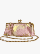ETTA Clutch Garden Wall Pink - Lesley Evers-Accessories-bag with silk scarf-clutch