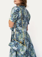 EVANGELINE dress Daffodils Blue - Lesley Evers-Dress-evangeline-formal