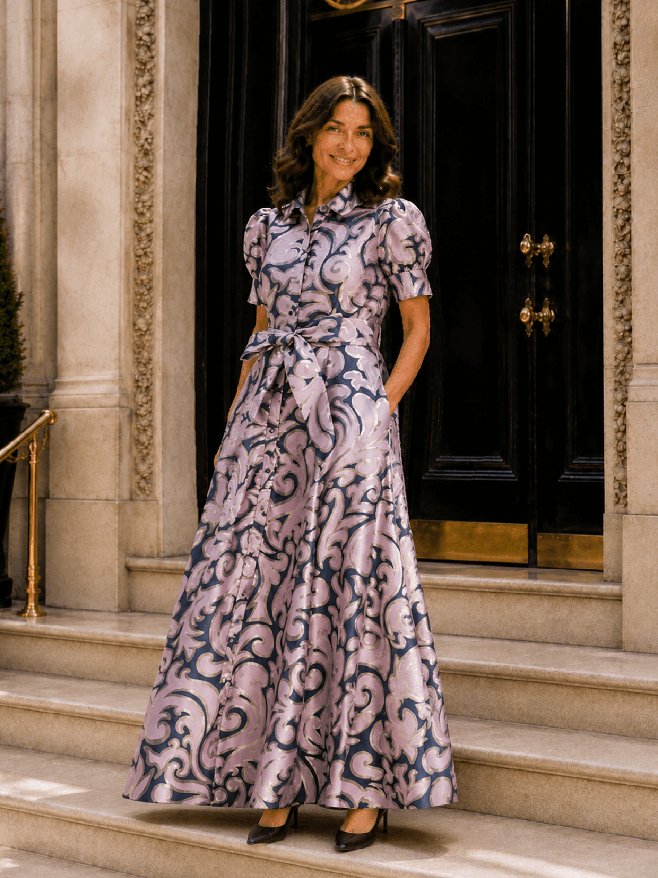 EVANGELINE dress Filigree Lilac - Lesley Evers - Dress - evangeline - formal