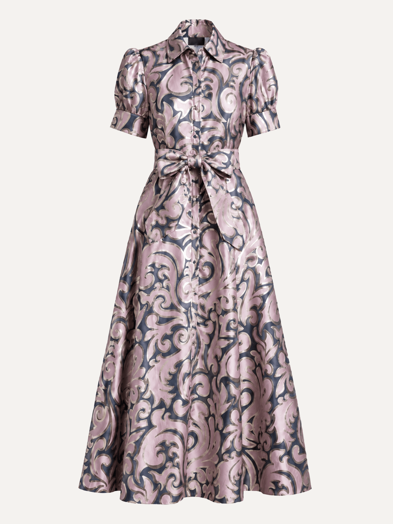 EVANGELINE dress Filigree Lilac - Lesley Evers-Dress-evangeline-formal