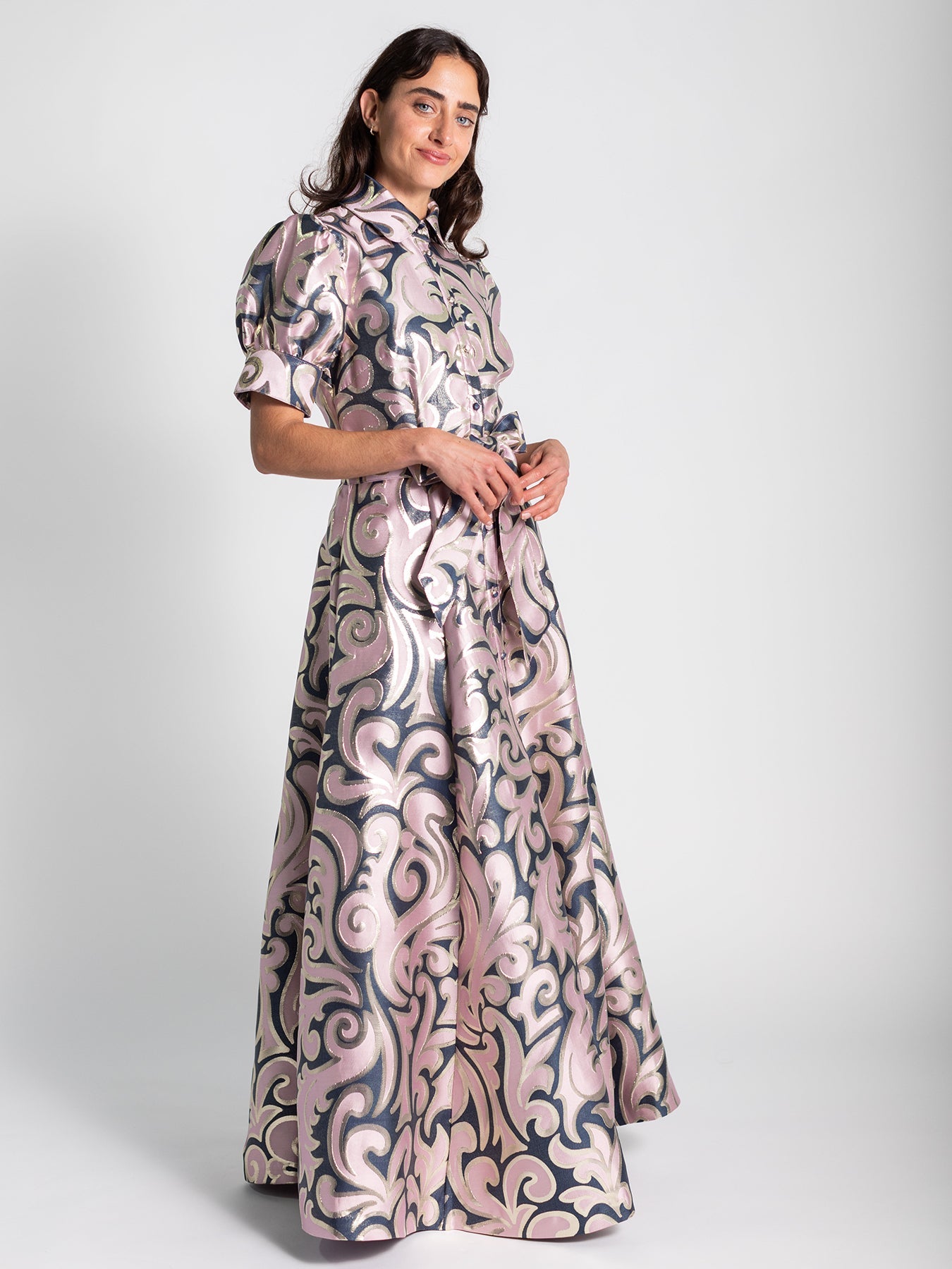 EVANGELINE dress Filigree Lilac – Lesley Evers