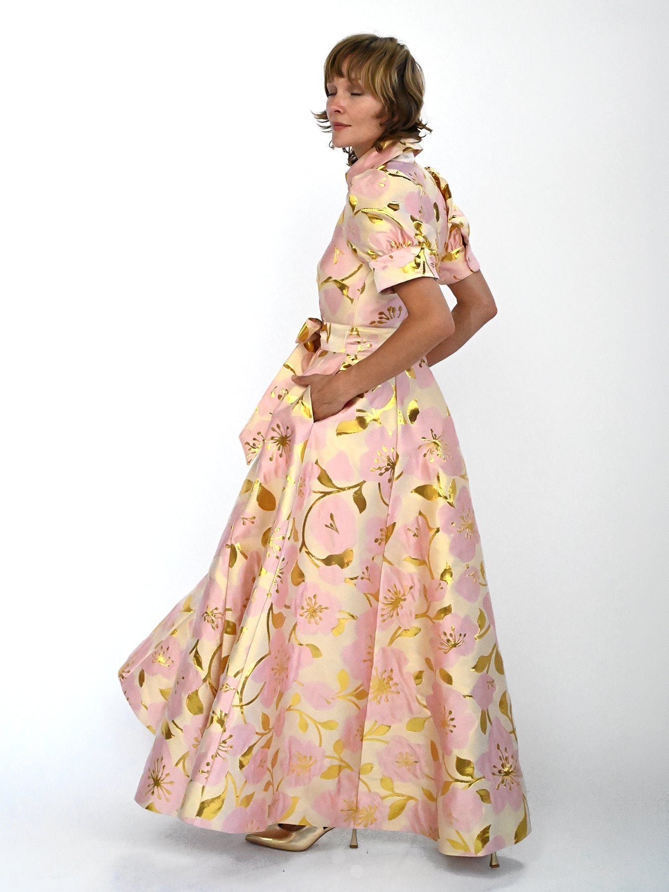 EVANGELINE dress Garden Wall Pink - Lesley Evers-Dress-evangeline-formal