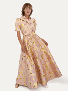 EVANGELINE dress Garden Wall Pink - Lesley Evers-Dress-evangeline-formal