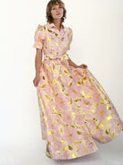 EVANGELINE dress Garden Wall Pink - Lesley Evers-Dress-evangeline-formal