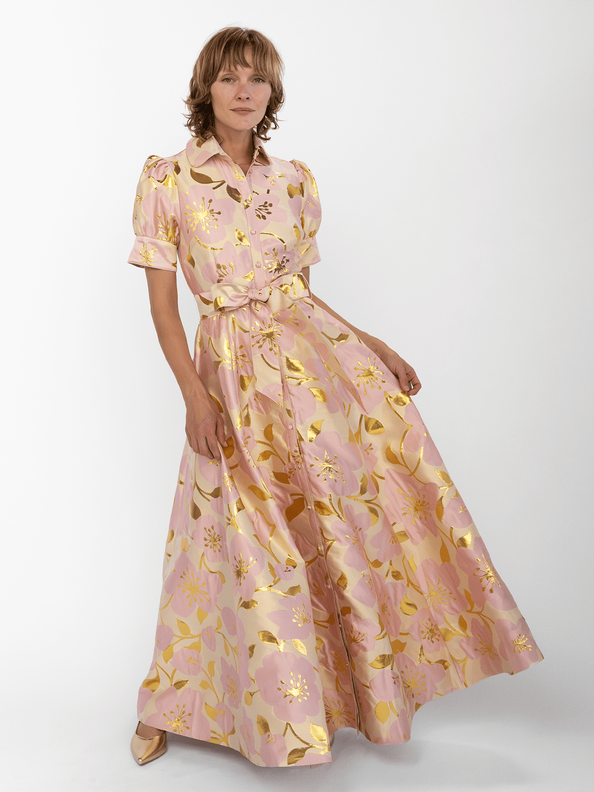 EVANGELINE dress Garden Wall Pink - Lesley Evers-Dress-evangeline-formal
