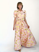 EVANGELINE dress Garden Wall Pink - Lesley Evers-Dress-evangeline-formal