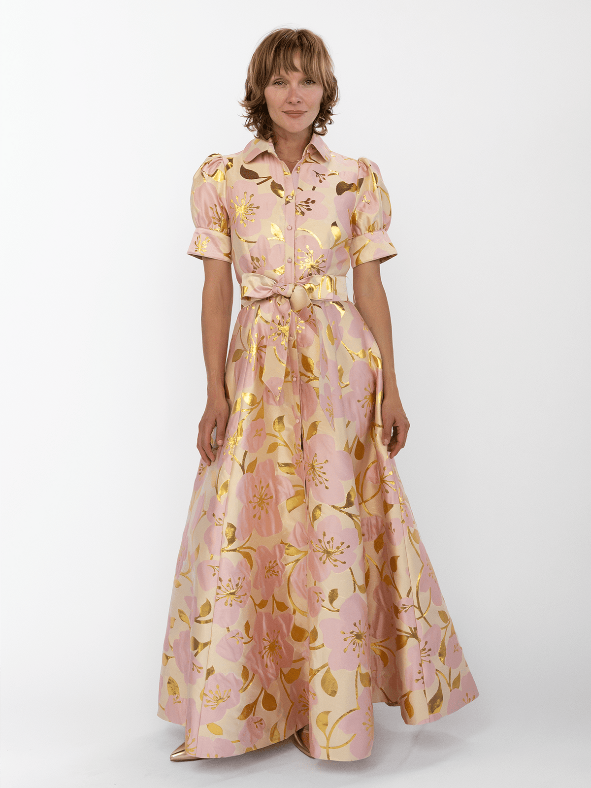 EVANGELINE dress Garden Wall Pink - Lesley Evers-Dress-evangeline-formal