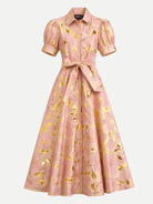 EVANGELINE dress Garden Wall Pink - Lesley Evers-Dress-evangeline-formal