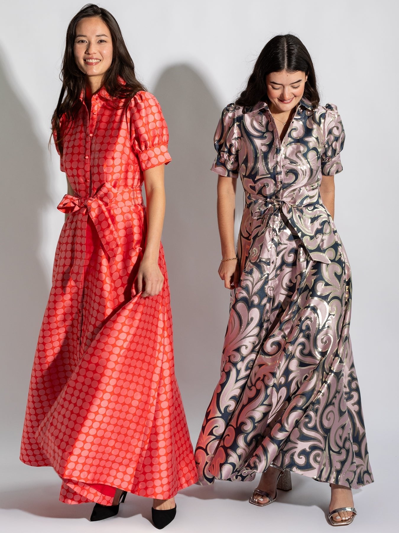 EVANGELINE dress Pink Dots - Lesley Evers - Dress - formal - Shop