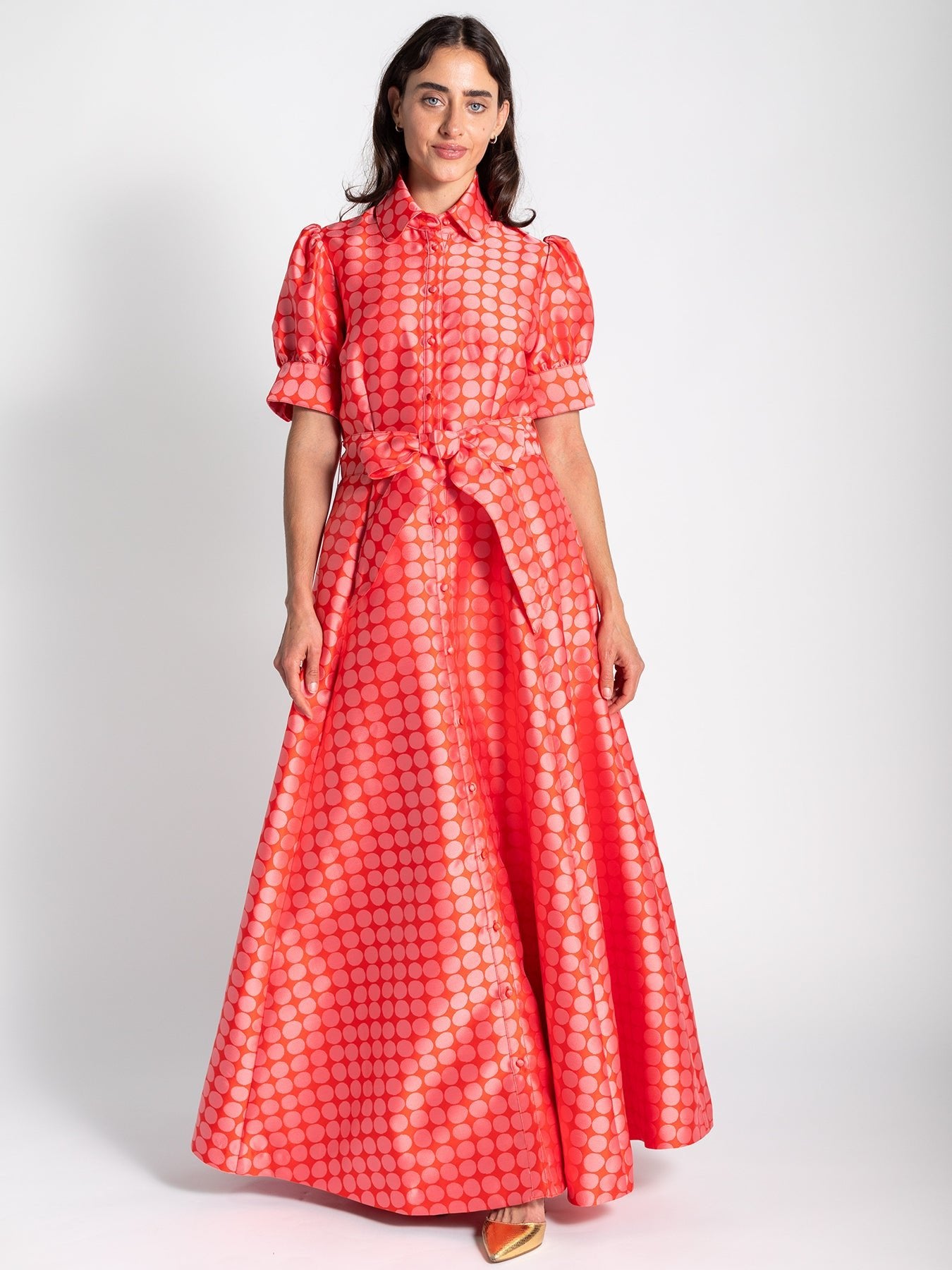 EVANGELINE dress Pink Dots - Lesley Evers - Dress - formal - Shop