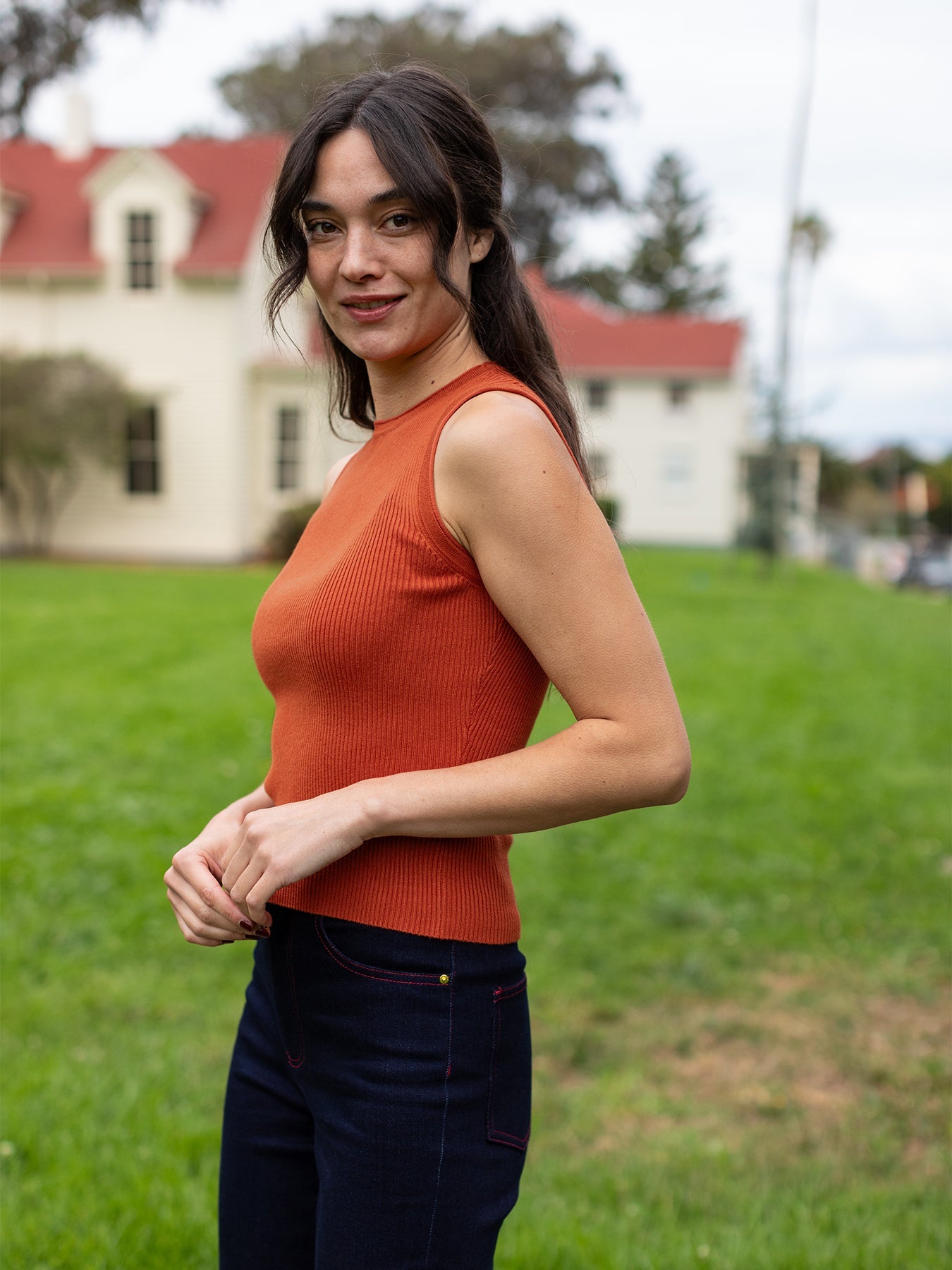 EVE top Terra Cotta - Lesley Evers - eve top - Shop - Shop/All Products