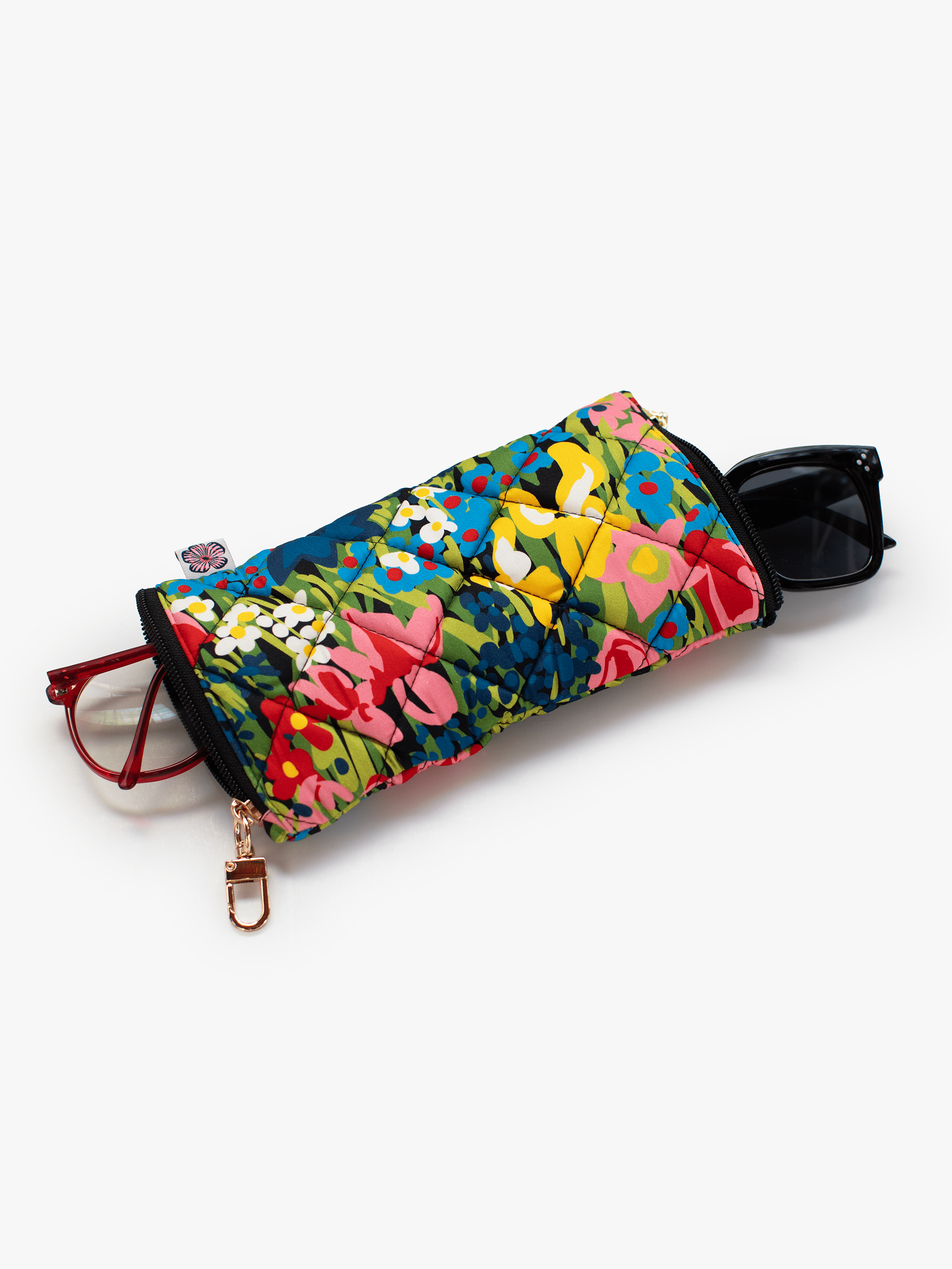 Eyeglass Case Queen's Garden Multi - Lesley Evers - Accessories - eyeglass case - pouch