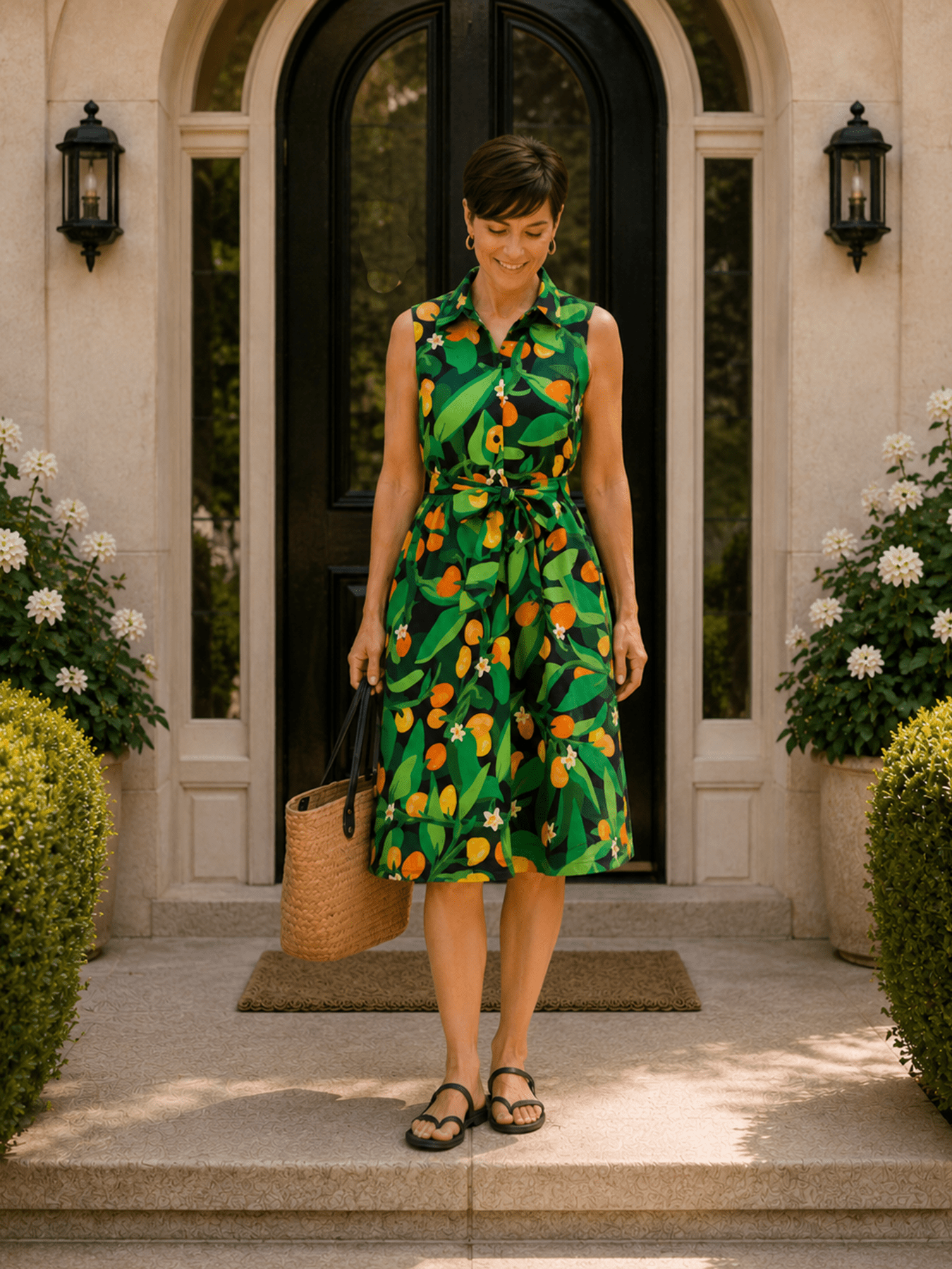 FAYE dress Kumquats - Lesley Evers - fae - 