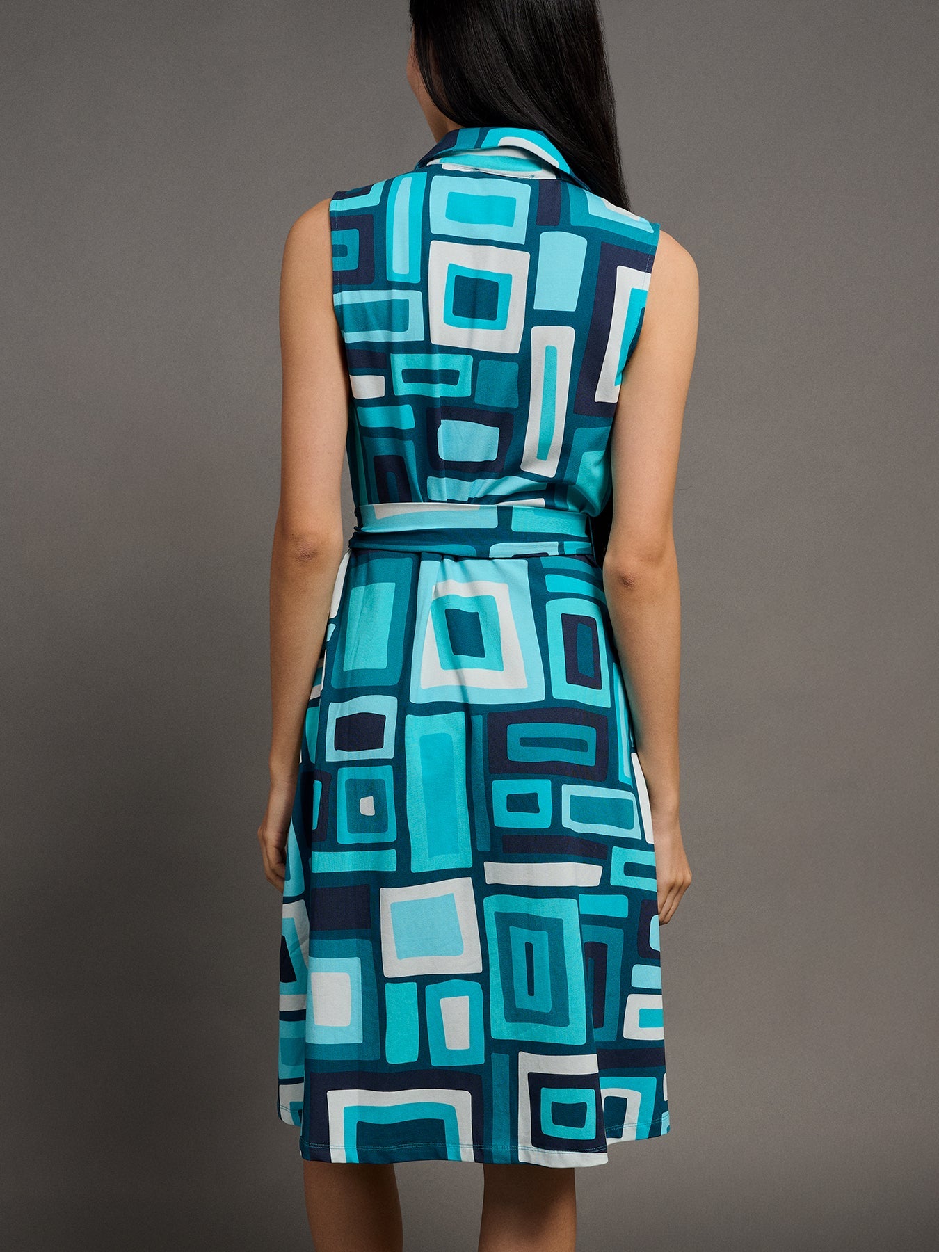 FAYE dress Symphony Blue - Lesley Evers - Dress - fae - Knee Length Dress