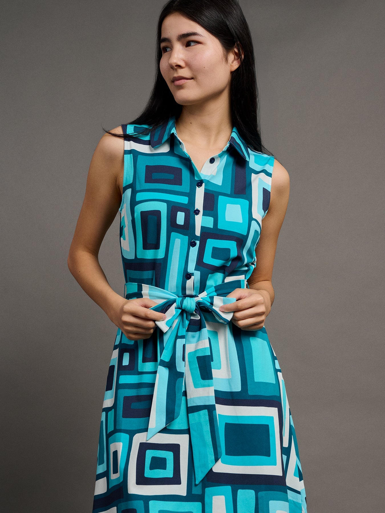 FAYE dress Symphony Blue - Lesley Evers - Dress - fae - Knee Length Dress