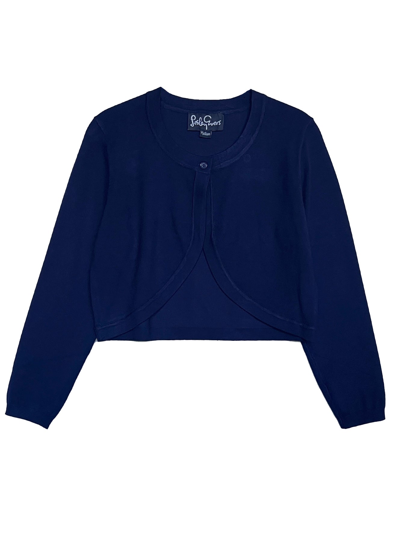 FINLEY shrug Navy - Lesley Evers-Jacket-Shop-Shop/All Products
