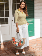 FLORA Woven Tote - Lesley Evers - Accessories - Giftable - Gifts