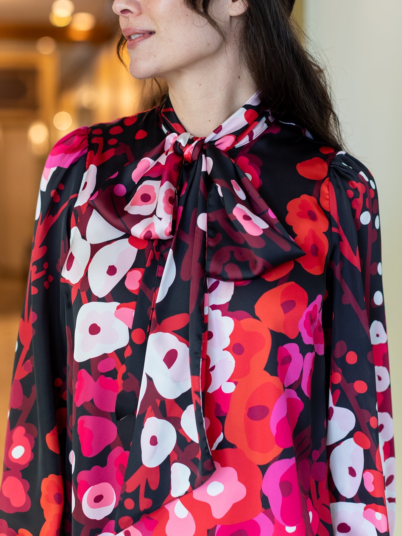 FLORENCE dress Hollyhock Red – Lesley Evers