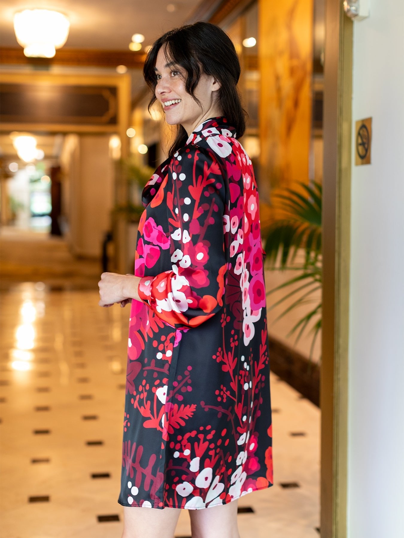 FLORENCE dress Hollyhock Red – Lesley Evers