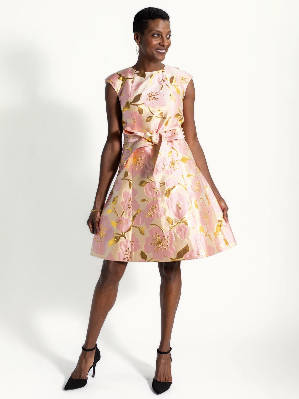 FRANCES dress Garden Wall Blush - Lesley Evers-Dress-gown-new