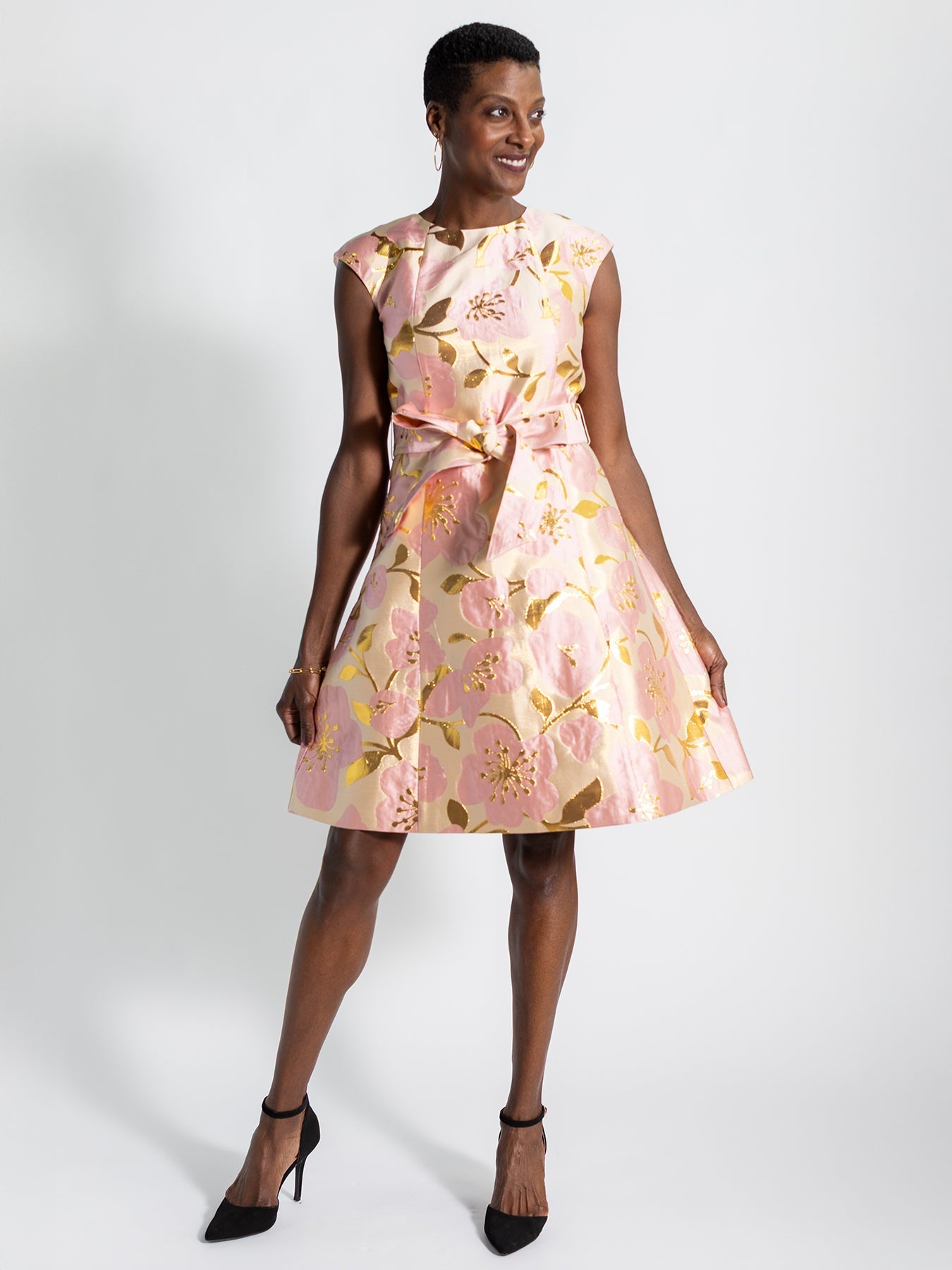 FRANCES dress Garden Wall Blush – Lesley Evers