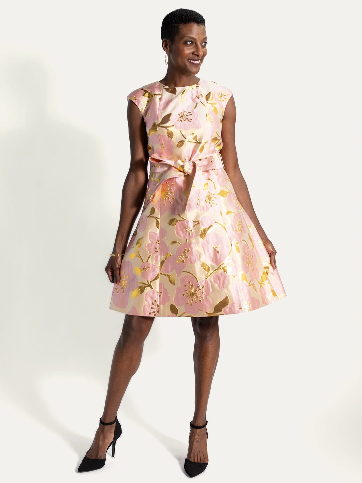 FRANCES dress Garden Wall Blush - Lesley Evers-Dress-gown-new