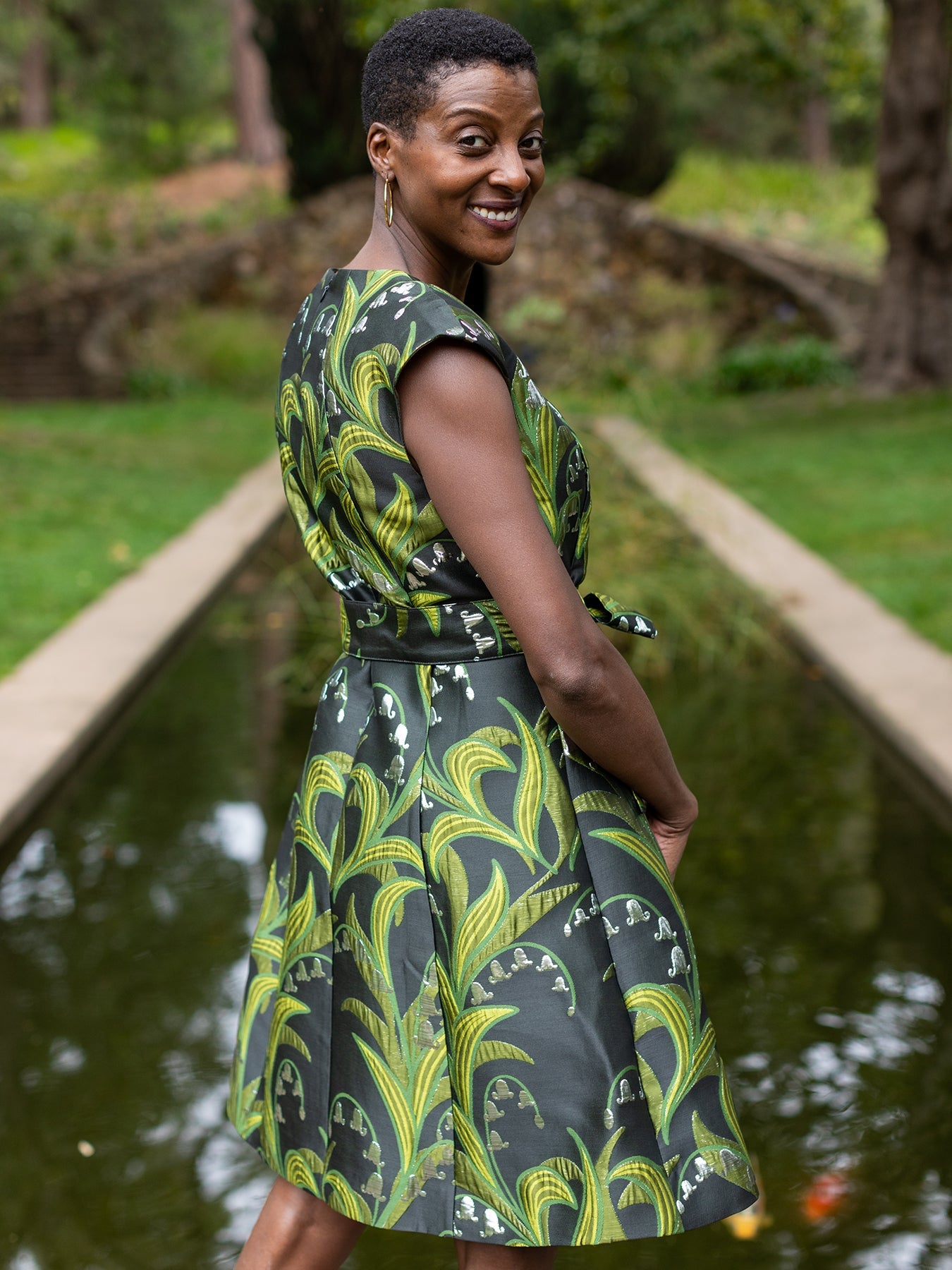 FRANCES dress Lily of the Valley – Lesley Evers