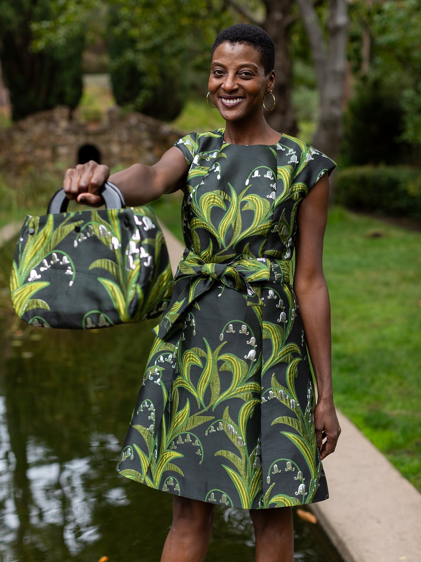 FRANCES dress Lily of the Valley – Lesley Evers