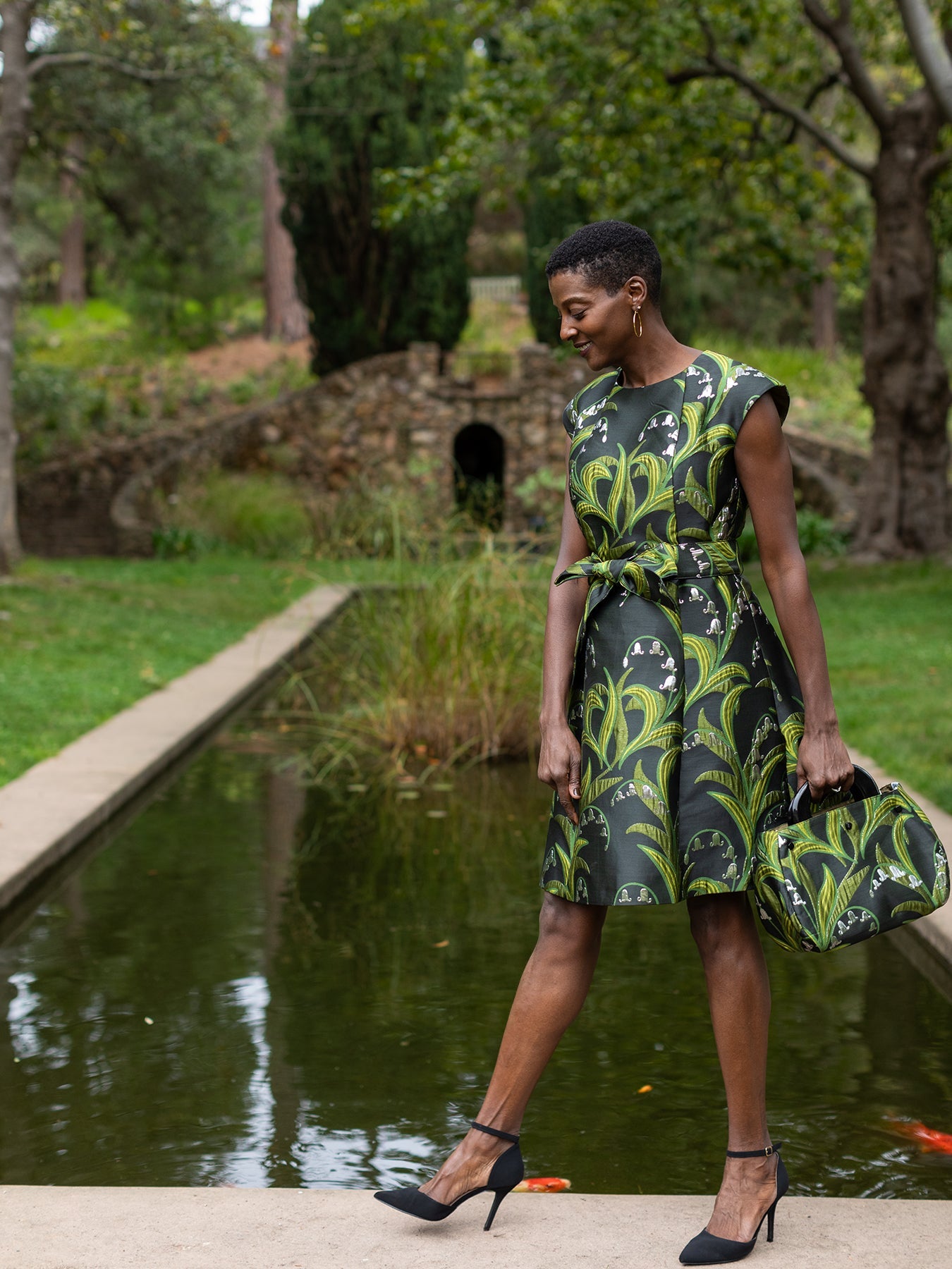 FRANCES dress Lily of the Valley – Lesley Evers