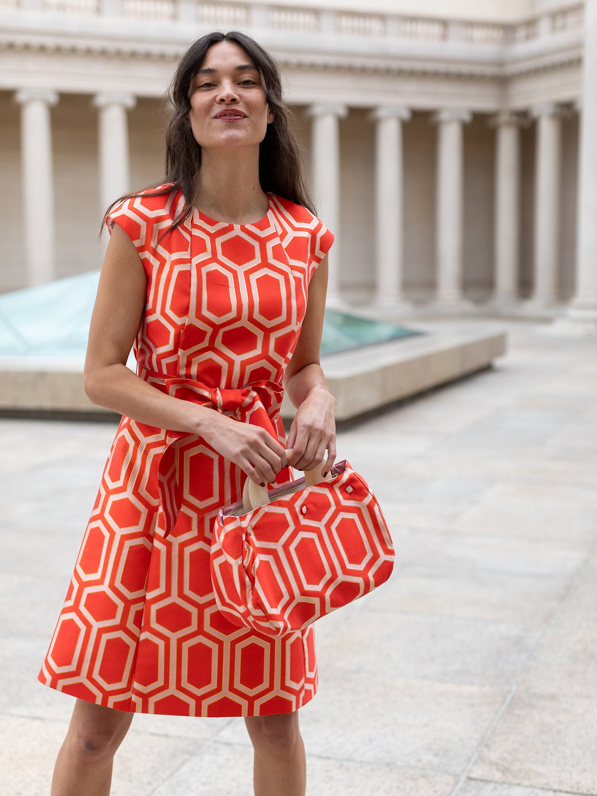 Lessly Frances FRANCES dress Pavilion Red – Lesley Evers