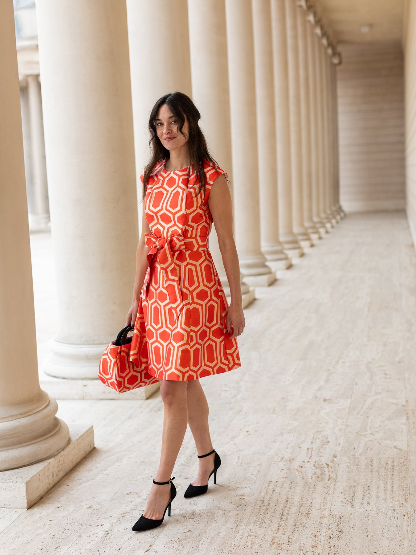 FRANCES dress Pavilion Red - Lesley Evers - Dress - Shop - Shop/All Products