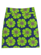 FREYA skirt Blooms Green and Navy - Lesley Evers - Bottoms - floral - freya
