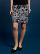 FREYA skirt Midsummer Black - Lesley Evers - Bottoms - floral - freya