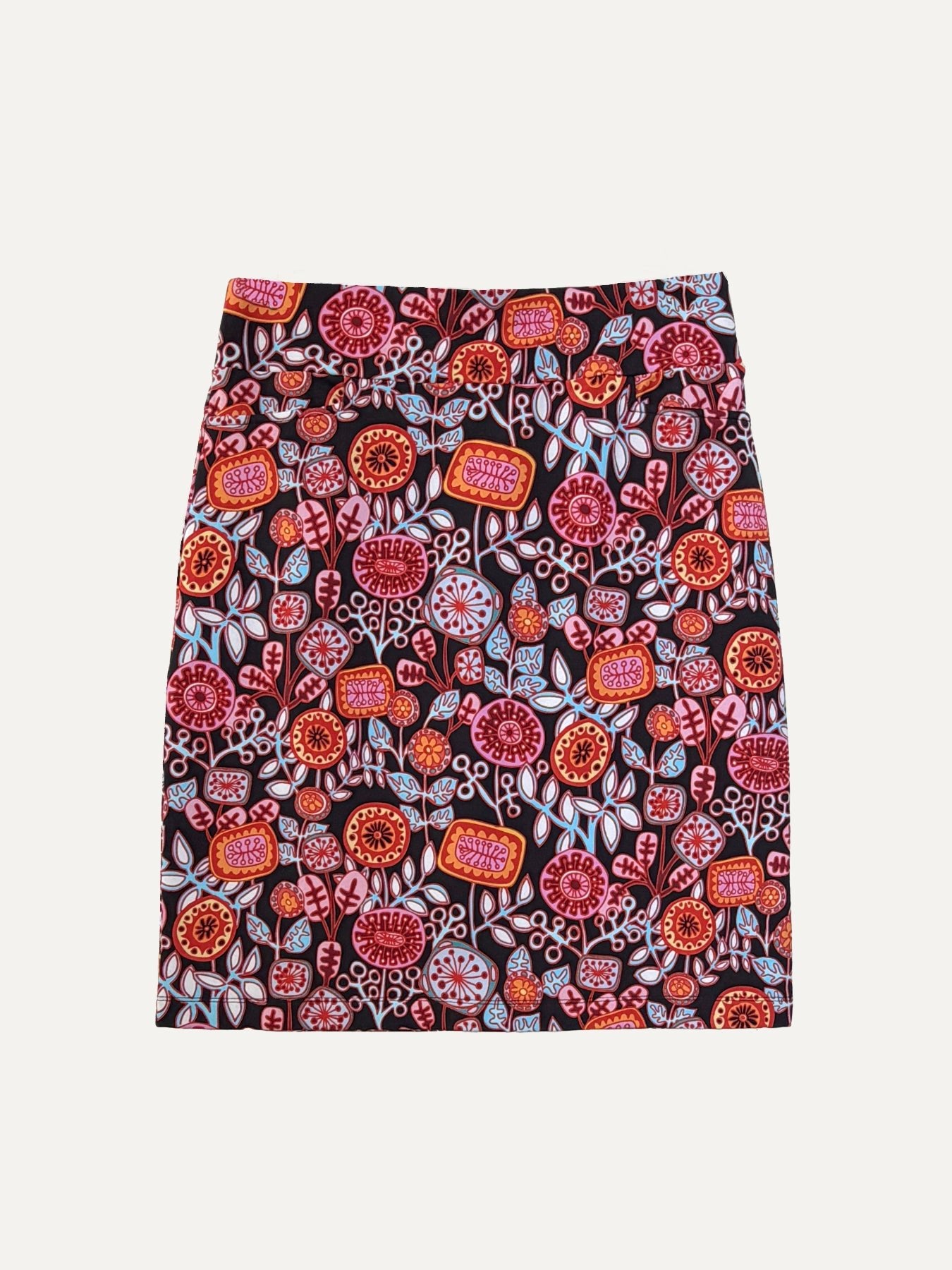 FREYA skirt Petal Pop Red - Lesley Evers-Bottoms-floral-freya