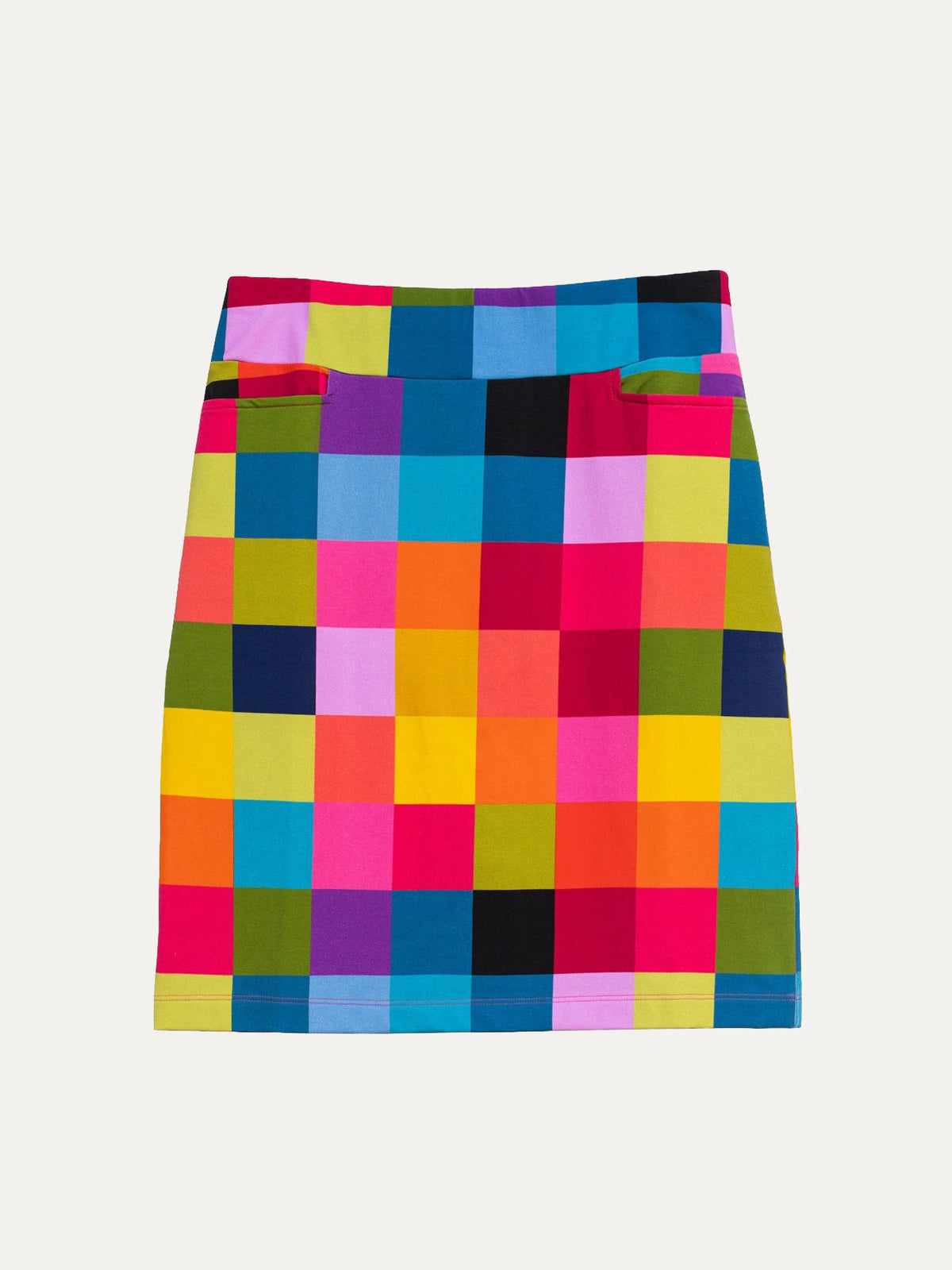 FREYA skirt Plaid Multi - Lesley Evers-Bottoms-floral-freya