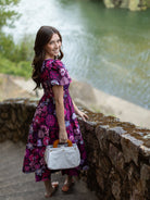 GENEVIEVE dress Dazzle Flower Magenta - Lesley Evers - Best Seller - dazzle flower magenta - Dress