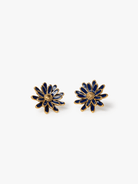 Gerbera Daisy Earrings Navy - Lesley Evers - Accessories - accessory - pebble