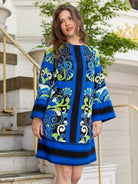 GIANNA dress Vitalia Navy - Lesley Evers - Dress - Shop - Shop/All Products