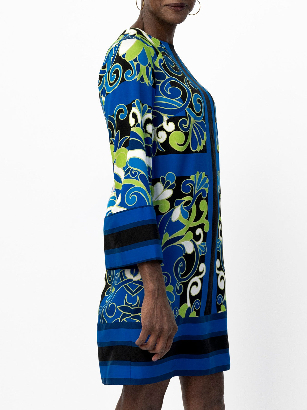 GIANNA dress Vitalia Navy - Lesley Evers-Dress-Shop-Shop/All Products