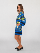 GIANNA dress Vitalia Navy - Lesley Evers-Dress-Shop-Shop/All Products