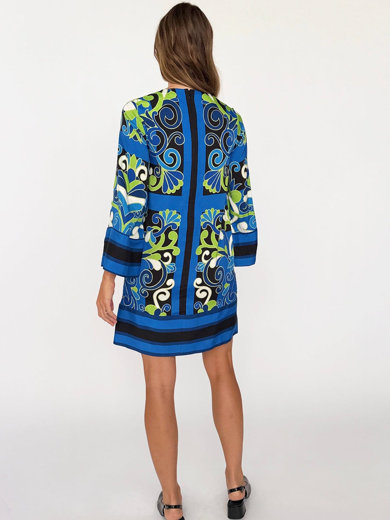 GIANNA dress Vitalia Navy - Lesley Evers-Dress-Shop-Shop/All Products