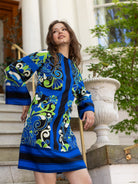 GIANNA dress Vitalia Navy - Lesley Evers - Dress - Shop - Shop/All Products