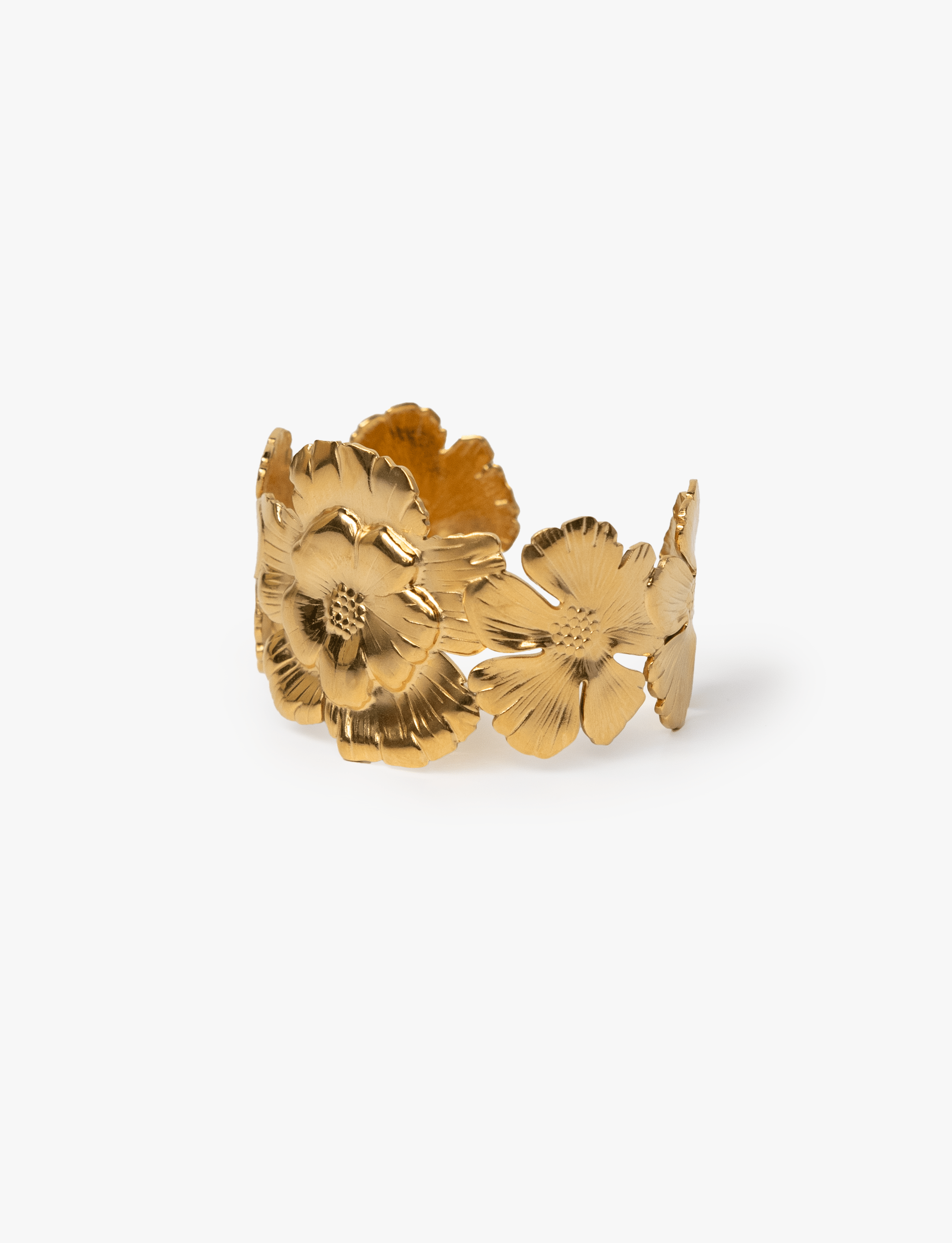 Gold Floral Cuff - Lesley Evers - Accessories - accessory - Shop