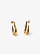 Gold Hook Earrings - Lesley Evers - Accessories - accessory - pebble